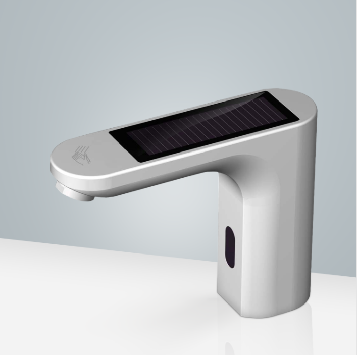 BathSelect Chrome Commercial Solar Thermostatic Automatic Sensor Faucet